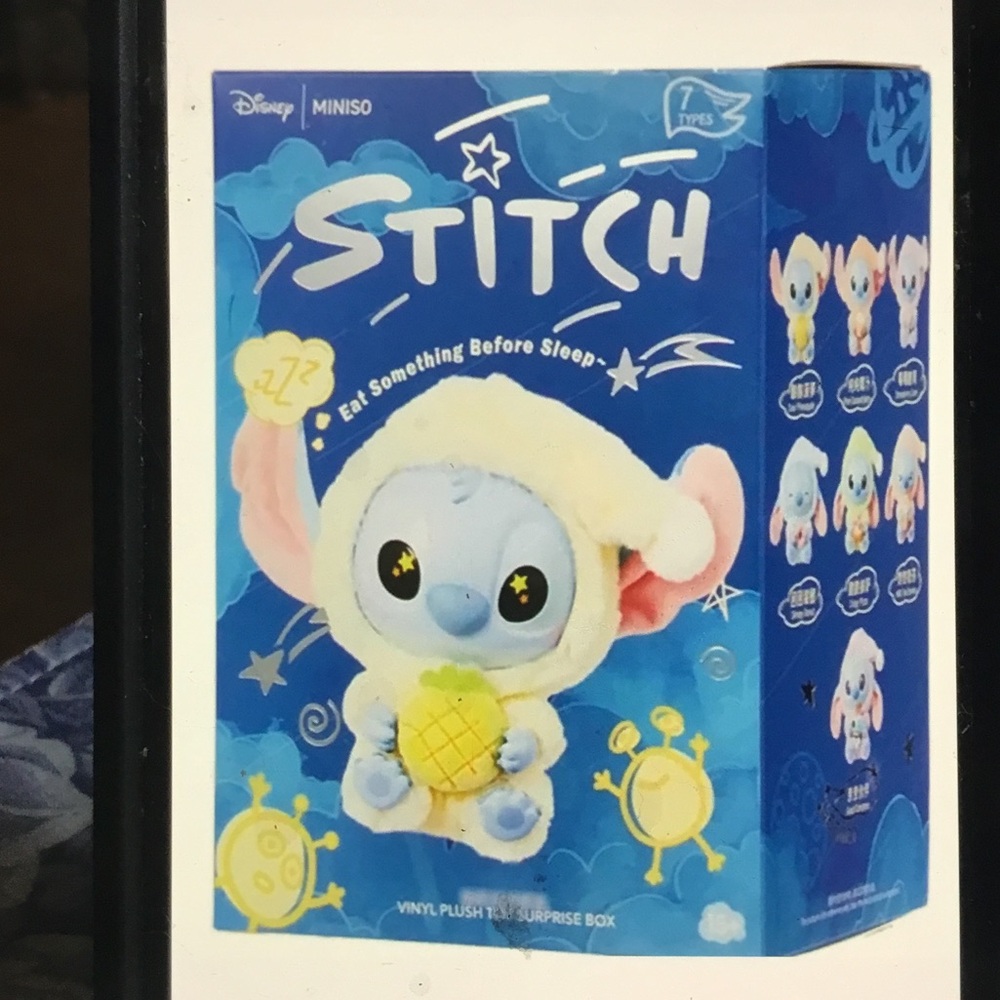 Disney Stitch Blind Plush Box eat something before sleep